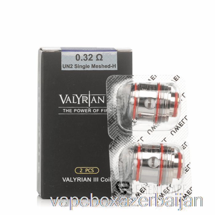 Vape Baku Uwell VALYRIAN 3 Replacement Coils 0.32ohm UN2 Coils